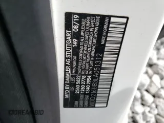 2020 Mercedes-Benz CLS with VIN WDD2J6BB3LA051312, listed as a Copart auction lot 58808274 with 40,680 mi miles and Salvage Title. Bid and sale history available at carsss.com. Image 13.