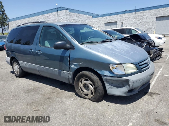 2002 Toyota Sienna LE с VIN 4T3ZF13C82U452780, выставлен на аукционе Copart как лот 58392815 с пробегом 184 084 миль миль и Списание • Salvage title. История ставок и продаж доступна на DreamBid. Изображение 4.