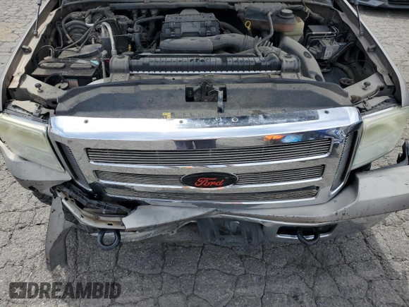 2006 Ford F-250 XL with VIN 1FTSX20566EA53924, listed as a Copart auction lot 56598195 with 237,387 mi miles and Salvage title. Bid and sale history available at DreamBid. Image 11.