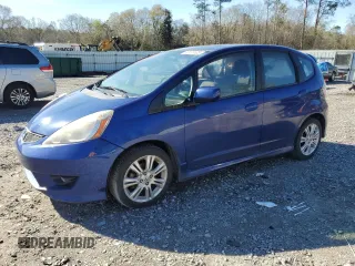 2009 Honda Fit Sport with VIN JHMGE88419S016584, listed as a Copart auction lot 50137405 with 160,154 mi miles and Salvage Title. Bid and sale history available at carsss.com. Image 1.