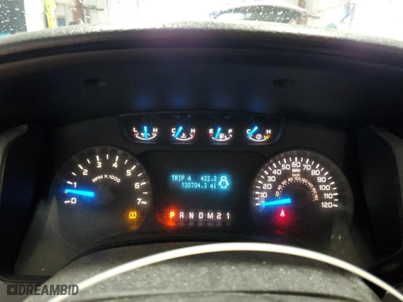 2013 Ford F-150 XL with VIN 1FTNF1EF3DKE29764, listed as a Copart auction lot 44132955 with 130,704 mi miles and Salvage Title. Bid and sale history available at carsss.com. Image 9.