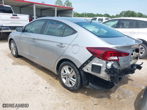2020 Hyundai Elantra SEL with VIN 5NPD84LF8LH593390, listed as a IAAI auction lot 42042718 with 41,938 mi miles. Bid and sale history available at carsss.com. Image 3.