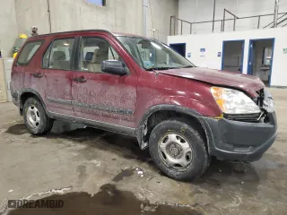 2003 Honda CR-V LX with VIN JHLRD78563C041808, listed as a Copart auction lot 45973235 with 146,504 mi miles and Salvage Title. Bid and sale history available at carsss.com. Image 4.