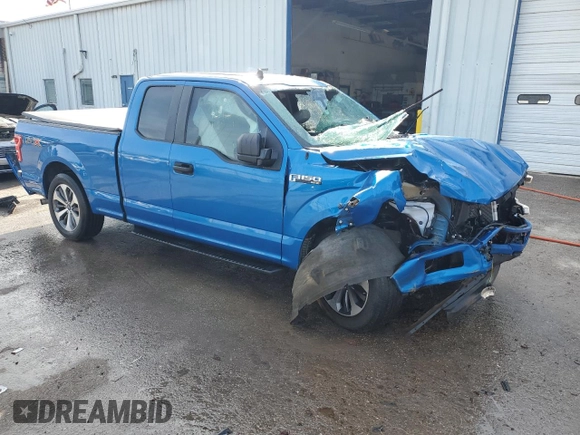 2020 Ford F-150 XL with VIN 1FTEX1CP0LFC38237, listed as a Copart auction lot 42803095 with Not Provided miles and Non Repairable. Bid and sale history available at DreamBid. Image 4.