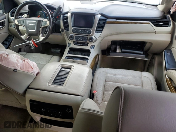 2017 GMC Yukon Denali with VIN 1GKS1CKJ7HR363114, listed as a Copart auction lot 42456135 with 152,519 mi miles and Salvage Title. Bid and sale history available at carsss.com. Image 8.