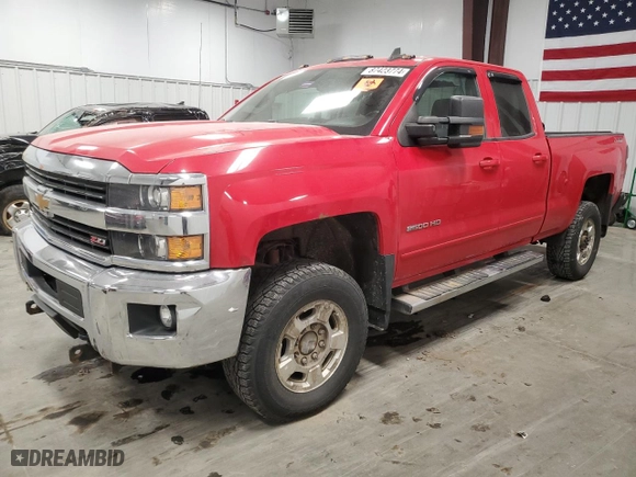 2015 Chevrolet Silverado 2500HD Built After Aug 14 LT with VIN 1GC2KVEGXFZ524170, listed as a Copart auction lot 87423774 with 62,451 mi miles and Salvage Title. Bid and sale history available at carsss.com. Image 1.