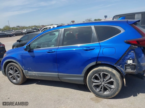2020 Honda CR-V EX with VIN 7FARW1H59LE005641, listed as a IAAI auction lot 41787640 with 46,615 mi miles. Bid and sale history available at carsss.com. Image 14.
