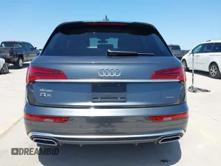 2022 Audi Q5 S line Premium with VIN WA1GAAFYXN2102653, listed as a IAAI auction lot 41967220 with 20,864 mi miles and . Bid and sale history available at DreamBid. Image 17.