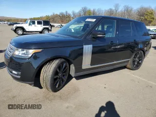 2014 Land Rover Range Rover Supercharged with VIN SALGS2EF7EA130157, listed as a Copart auction lot 48119355 with Not Provided miles and Salvage Title. Bid and sale history available at DreamBid. Image 1.