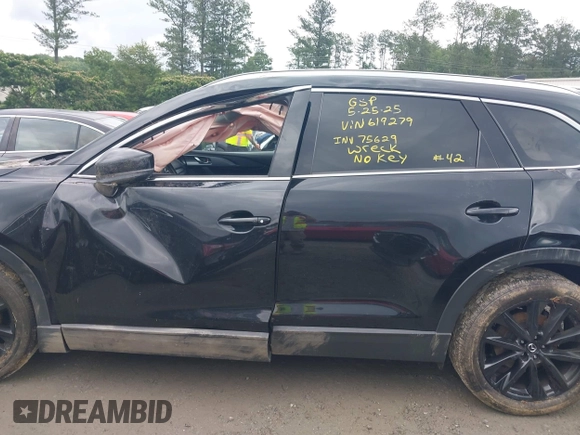 2022 Mazda CX-9 Touring Plus z VIN JM3TCBAY2N0619279, wystawiony jako IAAI lot #42373722 z przebiegiem 43 540 mil mil oraz . Historia ofert i sprzedaży dostępna na DreamBid. Obrazek 14.