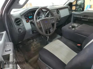 2014 Ford F-350 XL with VIN 1FTRF3B6XEEA55784, listed as a Copart auction lot 62007995 with 71,765 mi miles and Salvage title. Bid and sale history available at DreamBid. Image 8.
