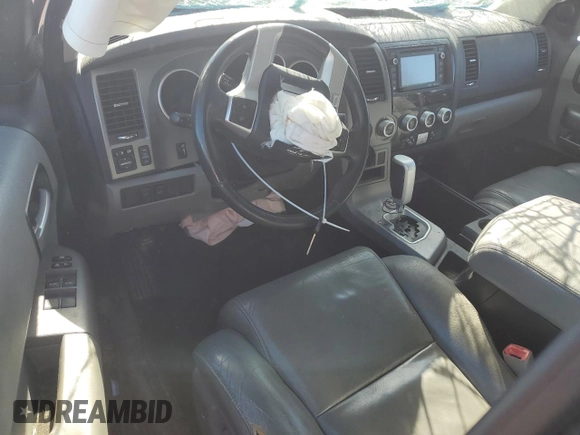 2014 Toyota Sequoia Limited with VIN 5TDKY5G1XES053757, listed as a Copart auction lot 83827324 with 0 mi miles and Salvage Title. Bid and sale history available at carsss.com. Image 8.