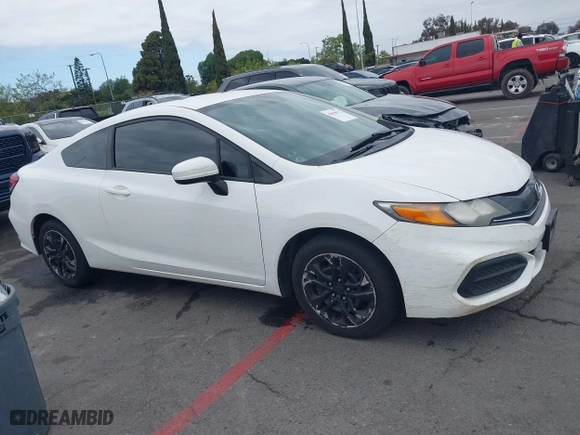 2015 Honda Civic Coupe LX with VIN 2HGFG3B55FH517865, listed as a IAAI auction lot 42056572 with 147,074 mi miles. Bid and sale history available at carsss.com. Image 13.