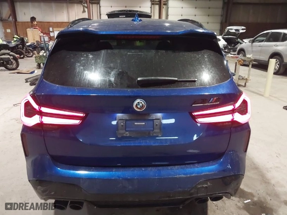 2023 BMW X3 M with VIN 5YM13EC03P9P70498, listed as a IAAI auction lot 41306533 with NaN miles. Bid and sale history available at carsss.com. Image 17.