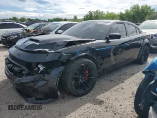2020 Dodge Charger Scat Pack z VIN 2C3CDXGJ4LH211702, wystawiony jako Copart lot #56556345 z przebiegiem 58 742 mil mil oraz Szkoda całkowita • Salvage title. Historia ofert i sprzedaży dostępna na DreamBid. Obrazek 1.