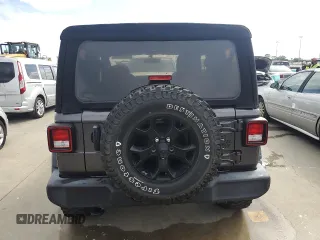 2021 Jeep Wrangler Sport with VIN 1C4GJXAG0MW571359, listed as a Copart auction lot 75189354 with 35,129 mi miles and Non Repairable. Bid and sale history available at DreamBid. Image 6.