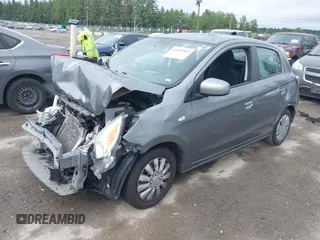2021 Mitsubishi Mirage ES z VIN ML32AUHJ5MH014447, wystawiony jako IAAI lot #42429043 z przebiegiem 54 147 mil mil oraz . Historia ofert i sprzedaży dostępna na DreamBid. Obrazek 17.