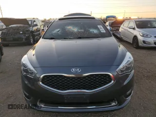 2015 Kia Cadenza Premium with VIN KNALN4D75F5193364, listed as a Copart auction lot 80138984 with 61,361 mi miles and Salvage Title. Bid and sale history available at carsss.com. Image 5.