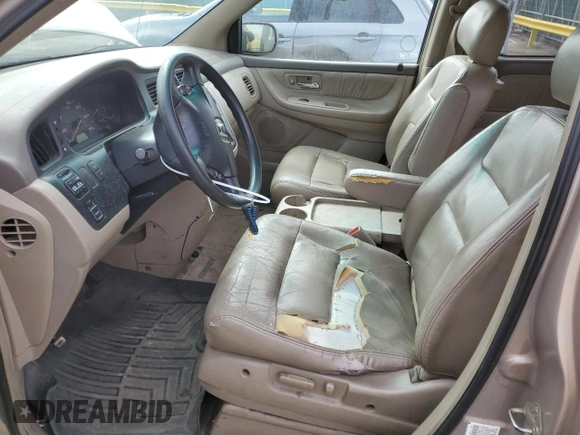 2003 Honda Odyssey EX-L with VIN 5FNRL18933B020997, listed as a Copart auction lot 49858395 with 264,091 mi miles and Salvage Title. Bid and sale history available at DreamBid. Image 7.