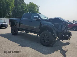 2021 Ram 2500 Laramie with VIN 3C6UR5FL0MG682196, listed as a Copart auction lot 58746085 with 69,903 mi miles and Salvage title. Bid and sale history available at DreamBid. Image 4.