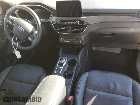 2020 Ford Escape Titanium Hybrid with VIN 1FMCU9DZ9LUC51915, listed as a Copart auction lot 77211074 with 40,170 mi miles and Salvage title. Bid and sale history available at DreamBid. Image 8.
