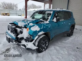 2021 Jeep Renegade Freedom z VIN ZACNJDAB4MPM26684, wystawiony jako Copart lot #45444405 z przebiegiem 42 885 mil mil oraz Szkoda całkowita • Salvage title. Historia ofert i sprzedaży dostępna na DreamBid. Obrazek 1.