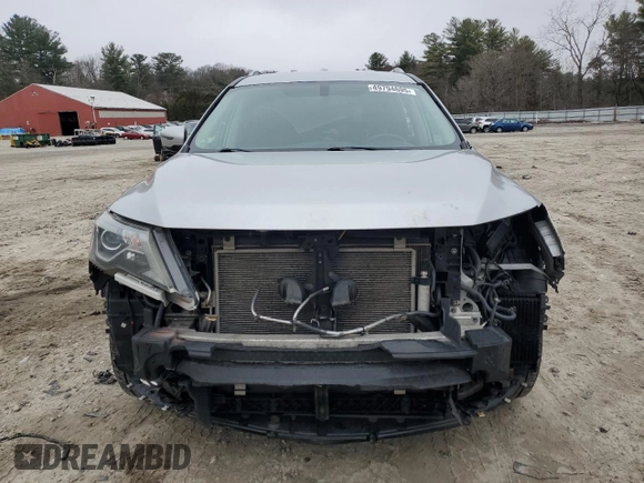 2017 Nissan Pathfinder Platinum with VIN 5N1DR2MN7HC670613, listed as a Copart auction lot 49794695 with 219,105 mi miles and Salvage Title. Bid and sale history available at carsss.com. Image 5.