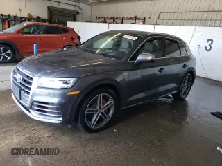 2018 Audi SQ5 with VIN WA1C4BFY1J2170958, listed as a Copart auction lot 62245183 with 46,339 mi miles and . Bid and sale history available at DreamBid. Image 1.