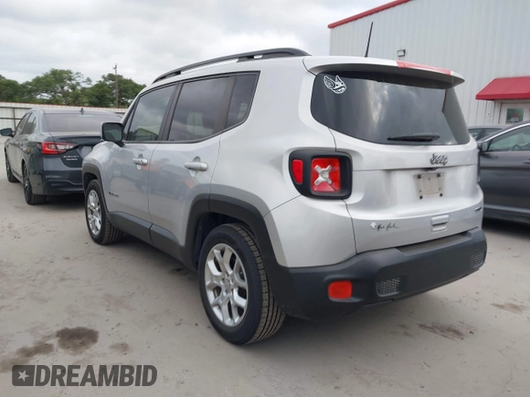 2018 Jeep Renegade Latitude with VIN ZACCJABB4JPJ30676, listed as a IAAI auction lot 42021693 with 55,135 mi miles and . Bid and sale history available at carsss.com. Image 3.