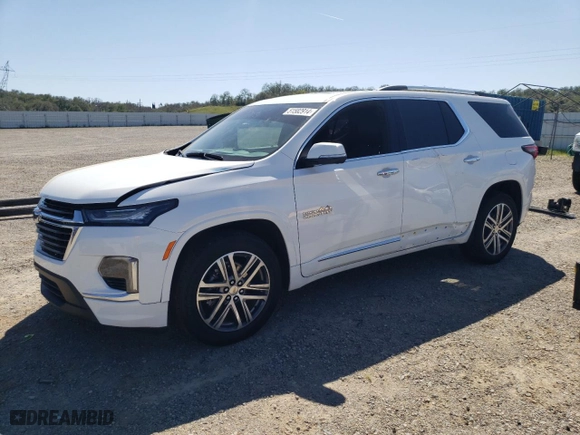 2023 Chevrolet Traverse High Country with VIN 1GNEVNKW4PJ174168, listed as a Copart auction lot 51582914 with 0 mi miles and Salvage Title. Bid and sale history available at carsss.com. Image 1.