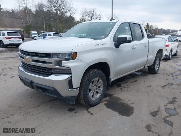 2019 Chevrolet Silverado 1500 LT with VIN 1GCRYDED5KZ383015, listed as a IAAI auction lot 41717968 with 84,489 mi miles. Bid and sale history available at carsss.com. Image 2.