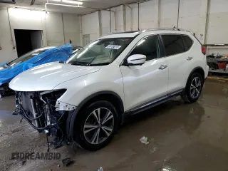 2017 Nissan Rogue SL z VIN 5N1AT2MT1HC877520, wystawiony jako Copart lot #59708015 z przebiegiem 244 126 mil mil oraz Szkoda całkowita • Salvage title. Historia ofert i sprzedaży dostępna na DreamBid. Obrazek 1.