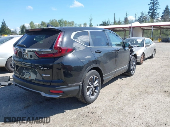 2022 Honda CR-V EX-L with VIN 5J6RT6H86NL032852, listed as a IAAI auction lot 42078671 with 27,347 mi miles and . Bid and sale history available at DreamBid. Image 4.