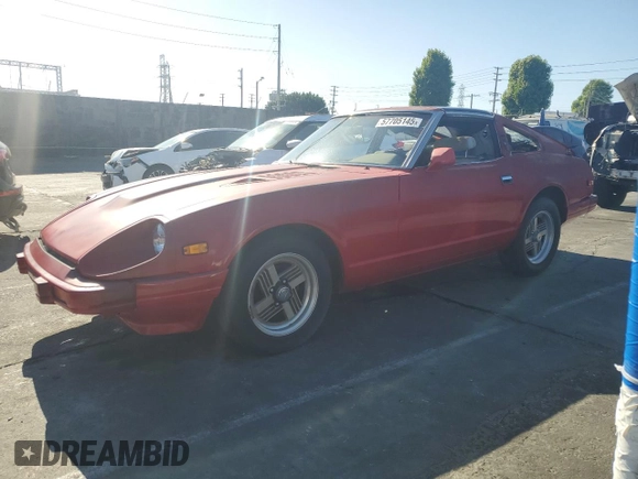 1983 Datsun 280ZX z VIN JN1HZ04S4DX568496, wystawiony jako Copart lot #57705145 z przebiegiem 328 479 mil mil oraz Tytuł czysty. Historia ofert i sprzedaży dostępna na DreamBid. Obrazek 1.