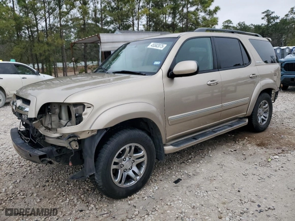 2006 Toyota Sequoia Limited with VIN 5TDBT48A06S262305, listed as a Copart auction lot 45582075 with 162,889 mi miles and Salvage Title. Bid and sale history available at carsss.com. Image 1.