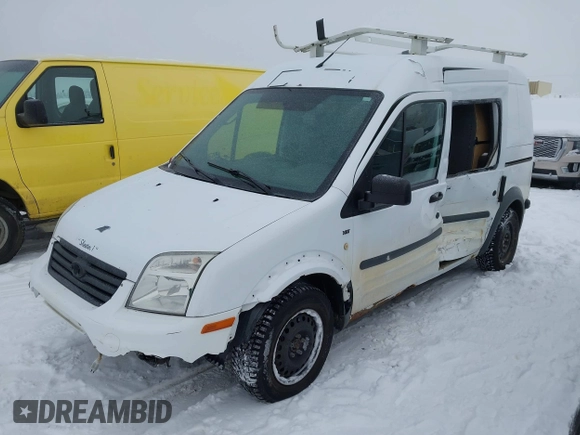 2010 Ford Transit Connect XLT with VIN NM0LS6BN9AT027164, listed as a IAAI auction lot 41473725 with 108,579 mi miles and . Bid and sale history available at DreamBid. Image 2.