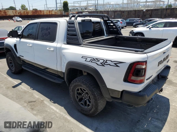 2022 Ram 1500 TRX with VIN 1C6SRFU9XNN215610, listed as a Copart auction lot 59362484 with 23,904 mi miles and Salvage title. Bid and sale history available at DreamBid. Image 2.