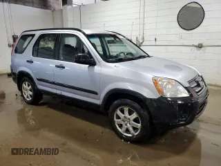 2005 Honda CR-V LX with VIN JHLRD78535C055796, listed as a Copart auction lot 46601285 with 207,021 mi miles and Salvage Title. Bid and sale history available at carsss.com. Image 4.