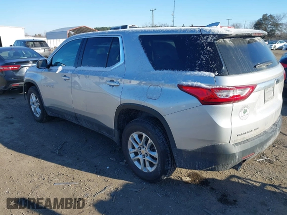 2018 Chevrolet Traverse LS with VIN 1GNEVFKW9JJ278636, listed as a IAAI auction lot 41356423 with 113,783 mi miles. Bid and sale history available at carsss.com. Image 3.