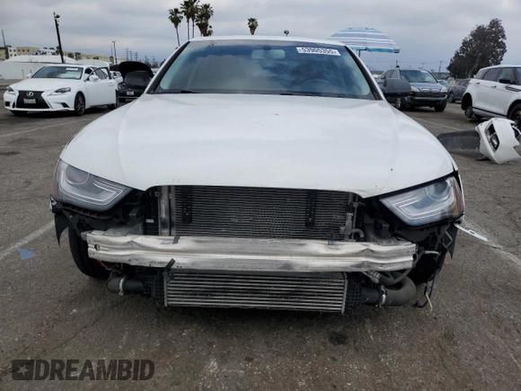 2013 Audi A4 Premium Plus with VIN WAUFFAFL1DN005598, listed as a Copart auction lot 53905355 with 119,687 mi miles and Clean Title. Bid and sale history available at carsss.com. Image 5.