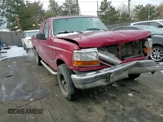 1995 Ford F-150 with VIN 1FTEX14HXSKB56139, listed as a Copart auction lot 45411115 with 167,859 mi miles and Salvage Title. Bid and sale history available at carsss.com. Image 11.