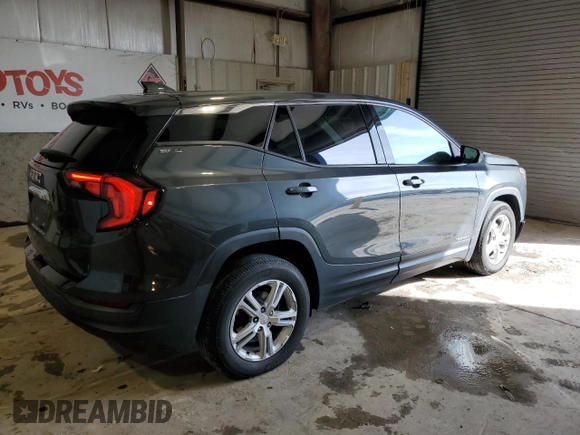 2019 GMC Terrain SLE with VIN 3GKALMEV4KL391428, listed as a Copart auction lot 44788735 with 91,922 mi miles and Salvage Title. Bid and sale history available at carsss.com. Image 3.