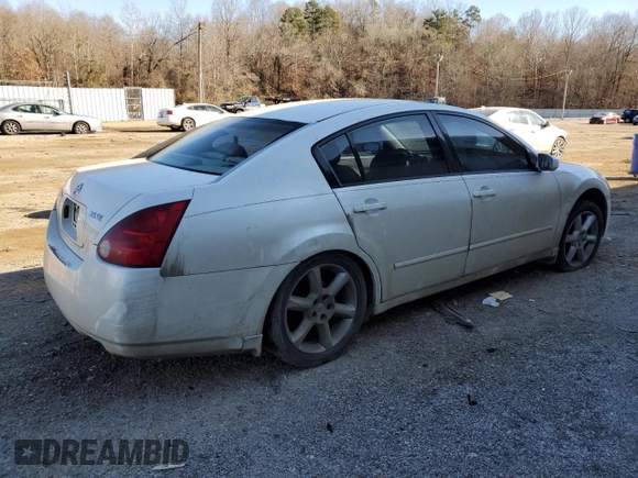 2006 Nissan Maxima 3.5 SE with VIN 1N4BA41E56C844412, listed as a Copart auction lot 89316425 with 0 mi miles and Salvage Title. Bid and sale history available at carsss.com. Image 3.