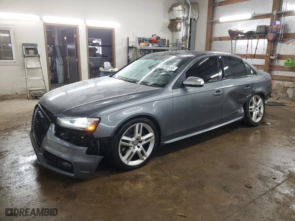 2014 Audi S4 Premium Plus with VIN WAUBGAFL8EA114919, listed as a Copart auction lot 50768455 with 113,354 mi miles and Salvage Title. Bid and sale history available at carsss.com. Image 1.