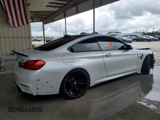 2016 BMW M4 with VIN WBS3R9C55GK708332, listed as a Copart auction lot 74582744 with Not Provided miles and Salvage Title. Bid and sale history available at carsss.com. Image 3.