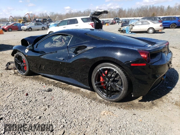 2018 Ferrari 488 z VIN ZFF79ALA6J0231860, wystawiony jako Copart lot #46477065 z przebiegiem Nie podano mil oraz Szkoda całkowita • Salvage title. Historia ofert i sprzedaży dostępna na DreamBid. Obrazek 2.