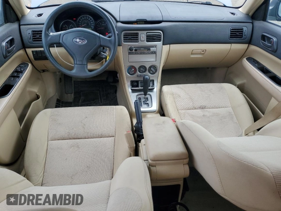 2007 Subaru Forester X with VIN JF1SG63697H721636, listed as a Copart auction lot 80301794 with 180,721 mi miles and Salvage Title. Bid and sale history available at carsss.com. Image 8.