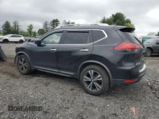 2017 Nissan Rogue SL with VIN JN8AT2MV6HW283644, listed as a Copart auction lot 55781785 with 90,233 mi miles and Salvage title. Bid and sale history available at DreamBid. Image 2.