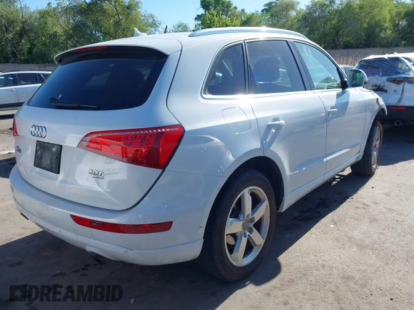 2012 Audi Q5 Premium Plus with VIN WA1LFAFP6CA034524, listed as a IAAI auction lot 42391148 with Not provided miles and . Bid and sale history available at DreamBid. Image 4.