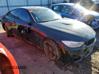 2015 BMW M4 with VIN WBS3R9C54FK334438, listed as a Copart auction lot 40663324 with 0 mi miles. Bid and sale history available at carsss.com. Image 4.